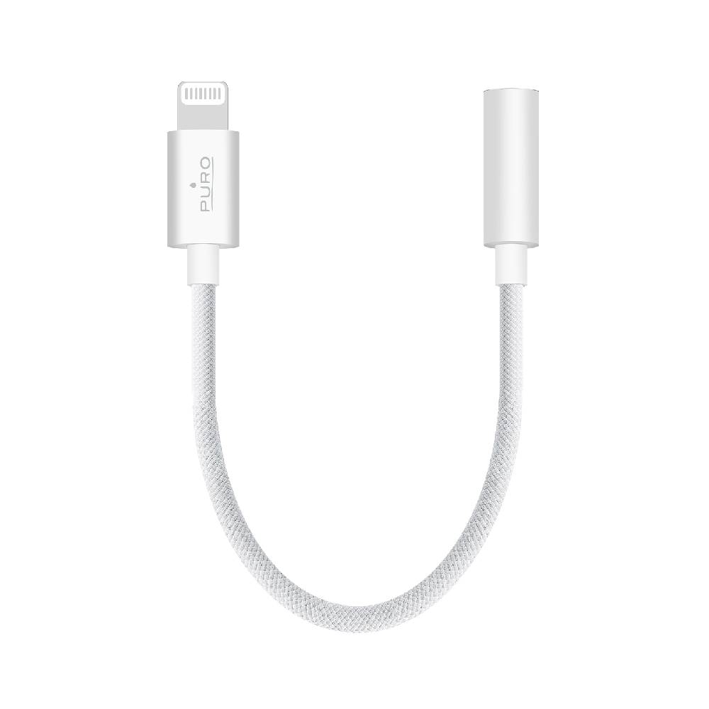 Puro Adattatore in tessuto da Jack 3,5 mm a Lightning Italia