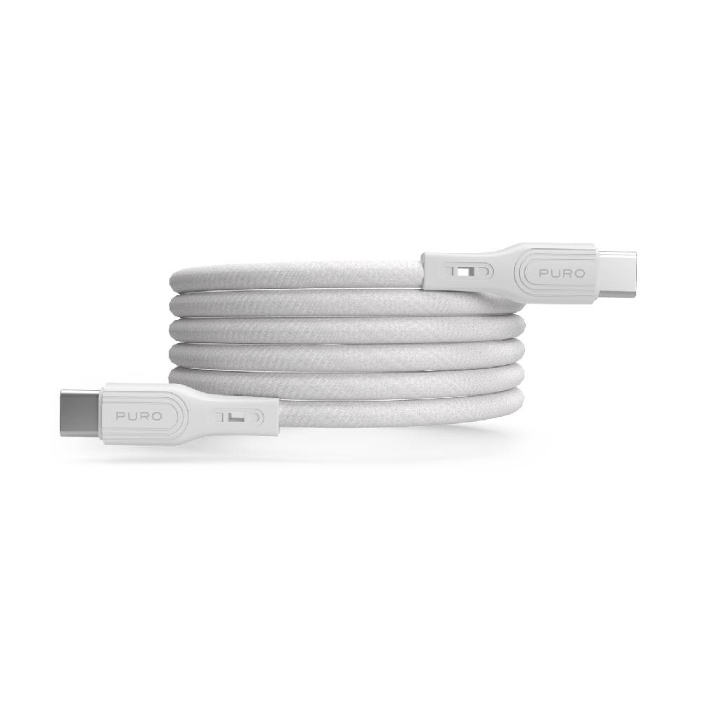 Puro Cavo magnetico di Ricarica e Sincronizzazione 60W USB-C – USB-C 1m 2025