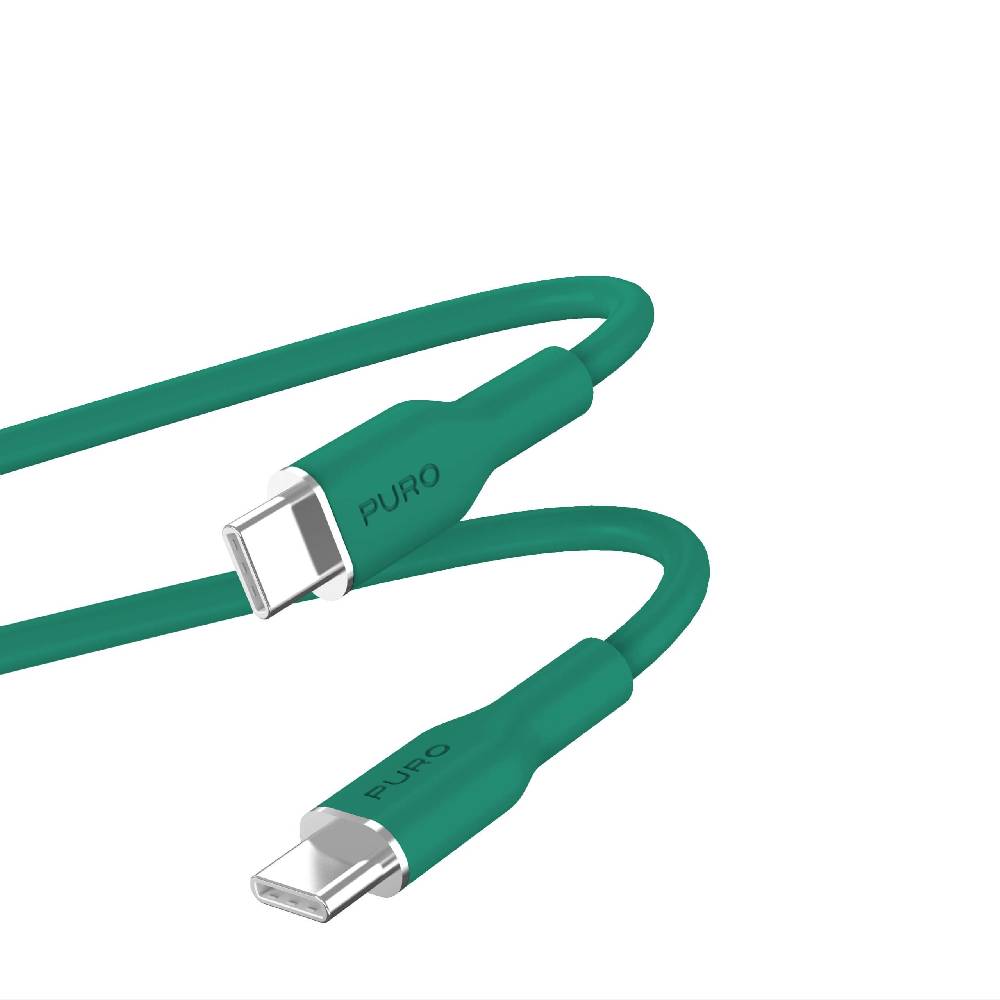 Puro Cavo di ricarica e sincronizzazione SOFT da USB-C a USB-C 1,5m Spedizione Gratuita