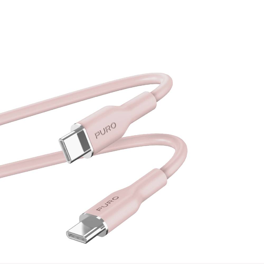 Puro Cavo di ricarica e sincronizzazione SOFT da USB-C a USB-C 1,5m Spedizione Gratuita