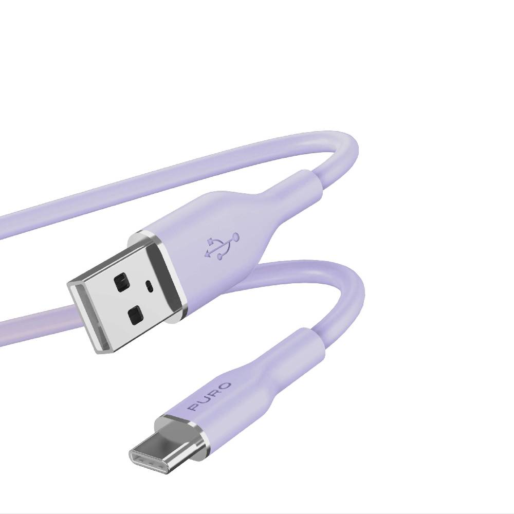 Puro Cavo di ricarica e sincronizzazione SOFT da USB-A a USB-C 1,5m Pezzi Unici