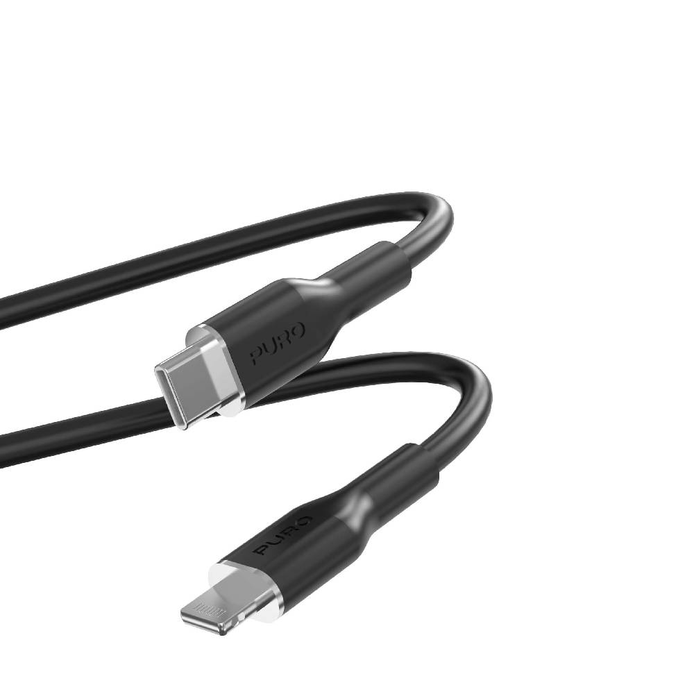 Puro Cavo di ricarica e sincronizzazione SOFT da USB-C a Lightning 1,5m Soddisfazione Garantita