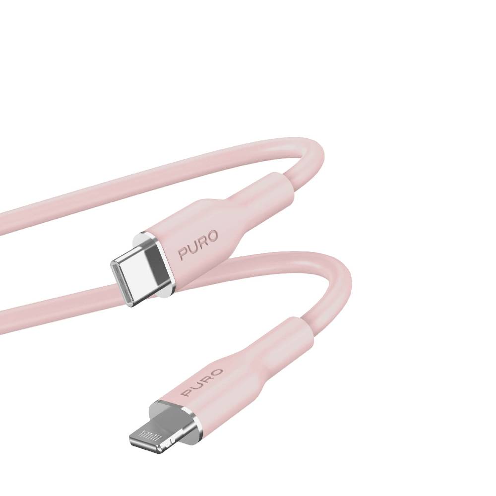 Puro Cavo di ricarica e sincronizzazione SOFT da USB-C a Lightning 1,5m Soddisfazione Garantita
