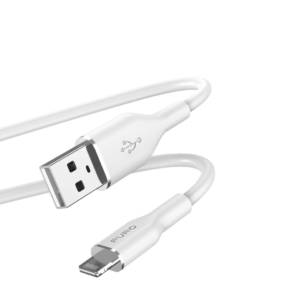 Puro Cavo di ricarica e sincronizzazione SOFT da USB-A a Lightning 1,5m Qualità Garantita