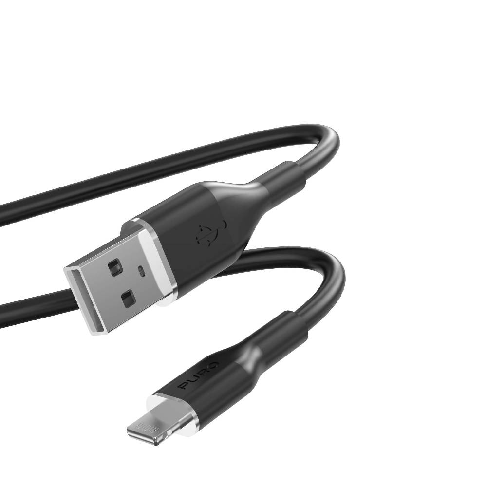 Puro Cavo di ricarica e sincronizzazione SOFT da USB-A a Lightning 1,5m Qualità Garantita