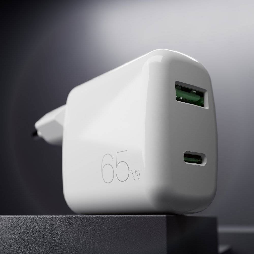 Puro Caricabatterie da parete MiniPro 65W USB-C e USB-A– tecnologia GAN Affare Del Giorno