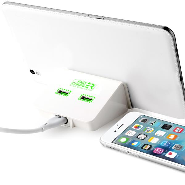 Puro Base di ricarica dual USB Saldi Di Fabbrica