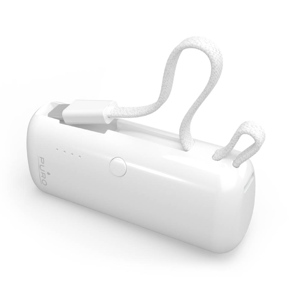 Puro Power Bank 5000mAh “Power Link 5” con cavo USB-C integrato Negozio