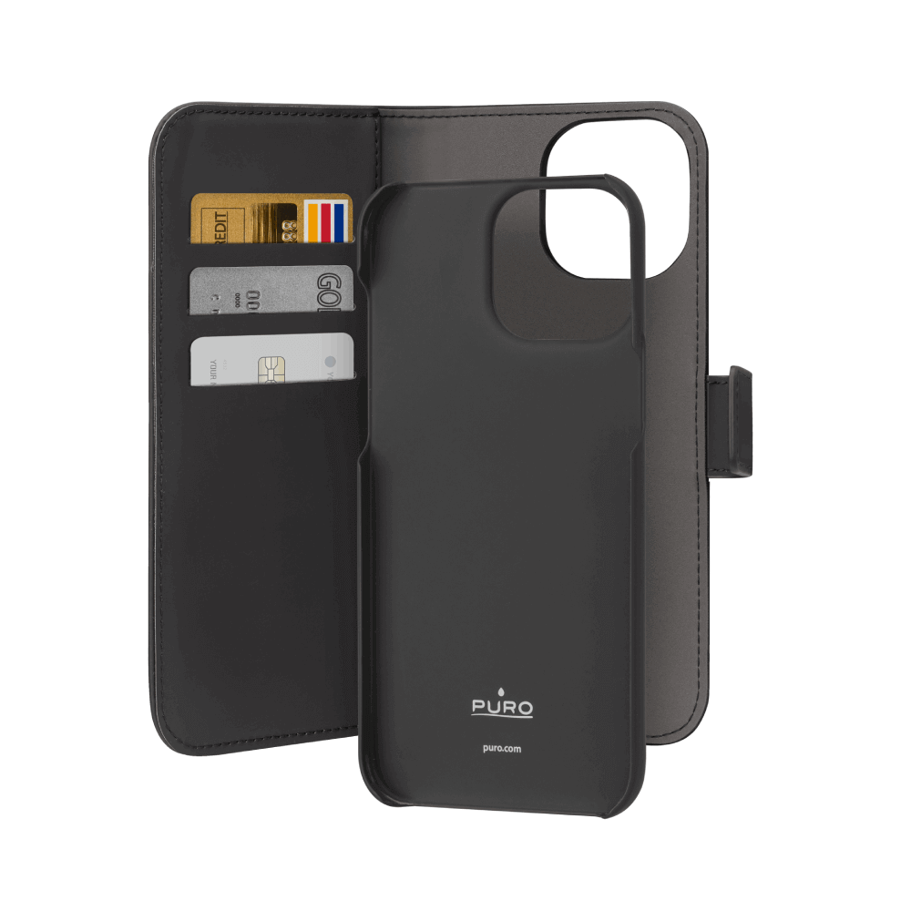 Puro Custodia Wallet Detachable per iPhone 15 Affare Del Giorno