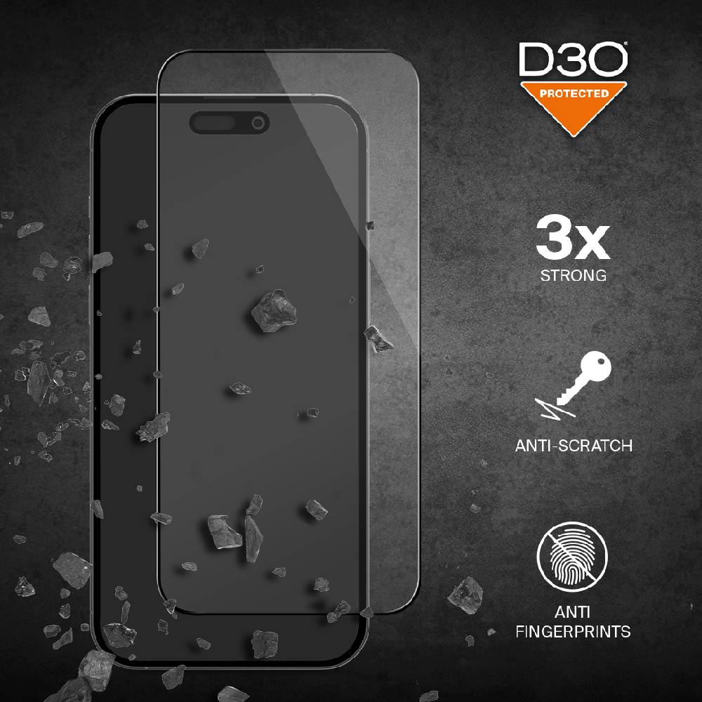 Puro Vetro temperato flessibile D3O per iPhone 15 Plus Novità