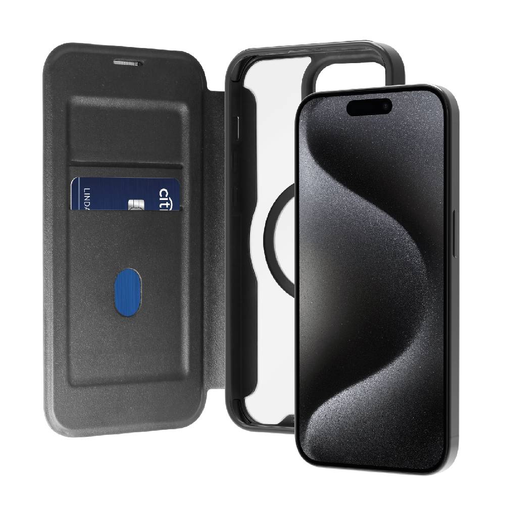 Puro Custodia Book Mag per iPhone 15 Pro Max In Vendita