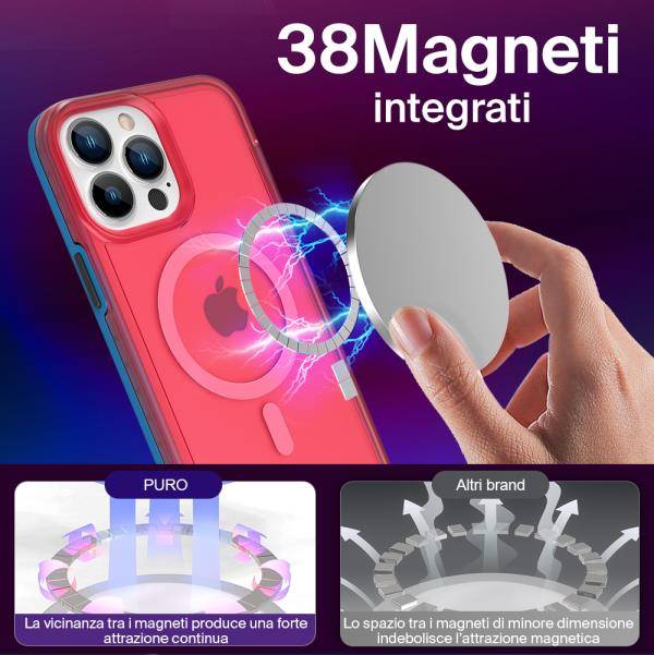Puro Cover Impact Mag per iPhone 13 Promozione Limitata