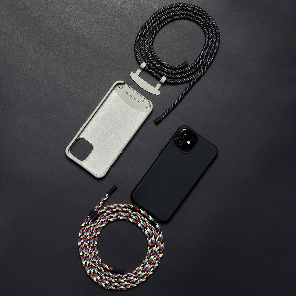 Puro Cover crossbody HANDS UP Back to Black per iPhone Sottocosto