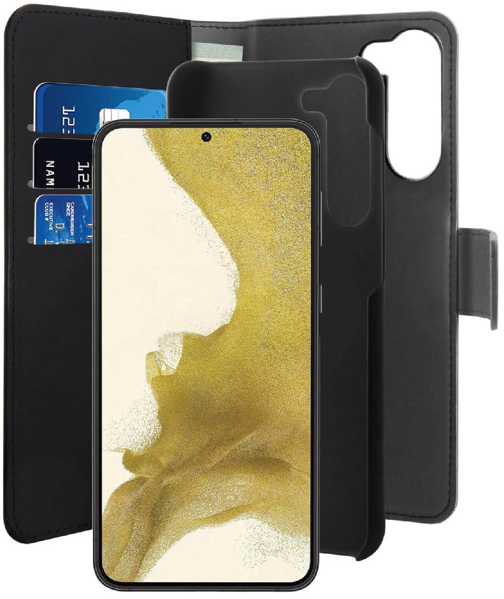 Puro Custodia Wallet Detachable 2 in 1 per Samsung Galaxy S23+ In Linea