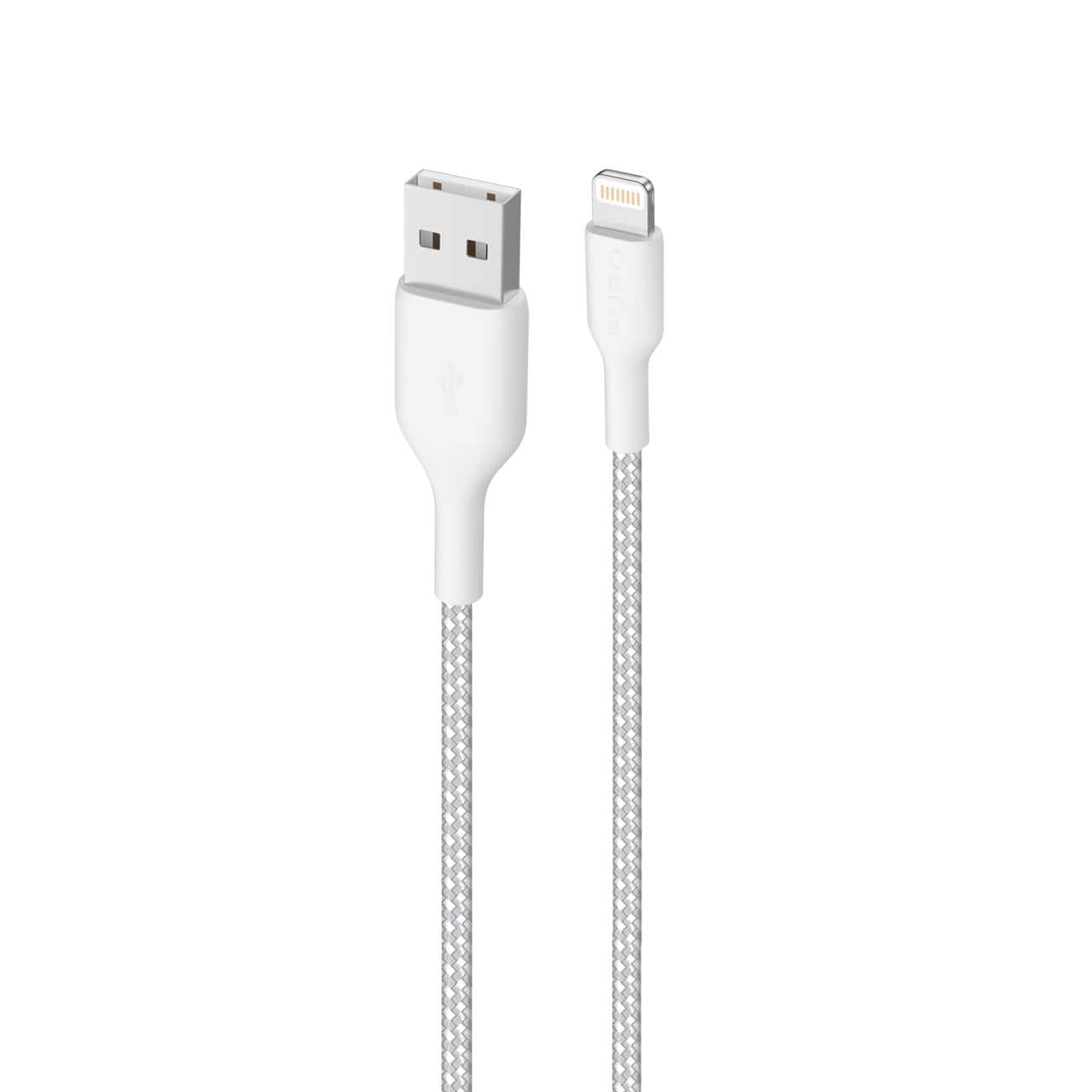 Puro Cavo di ricarica e sincronizzazione Fabric Ultra-Strong 12W da USB-A a Lightning 1,2 metri Prezzo Ridotto