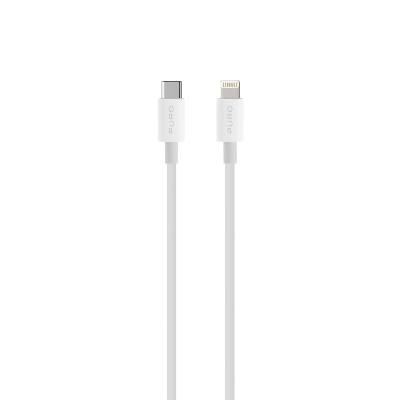 Puro Cavo di ricarica e sincronizzazione da USB-C a Lightning 50 cm Presa