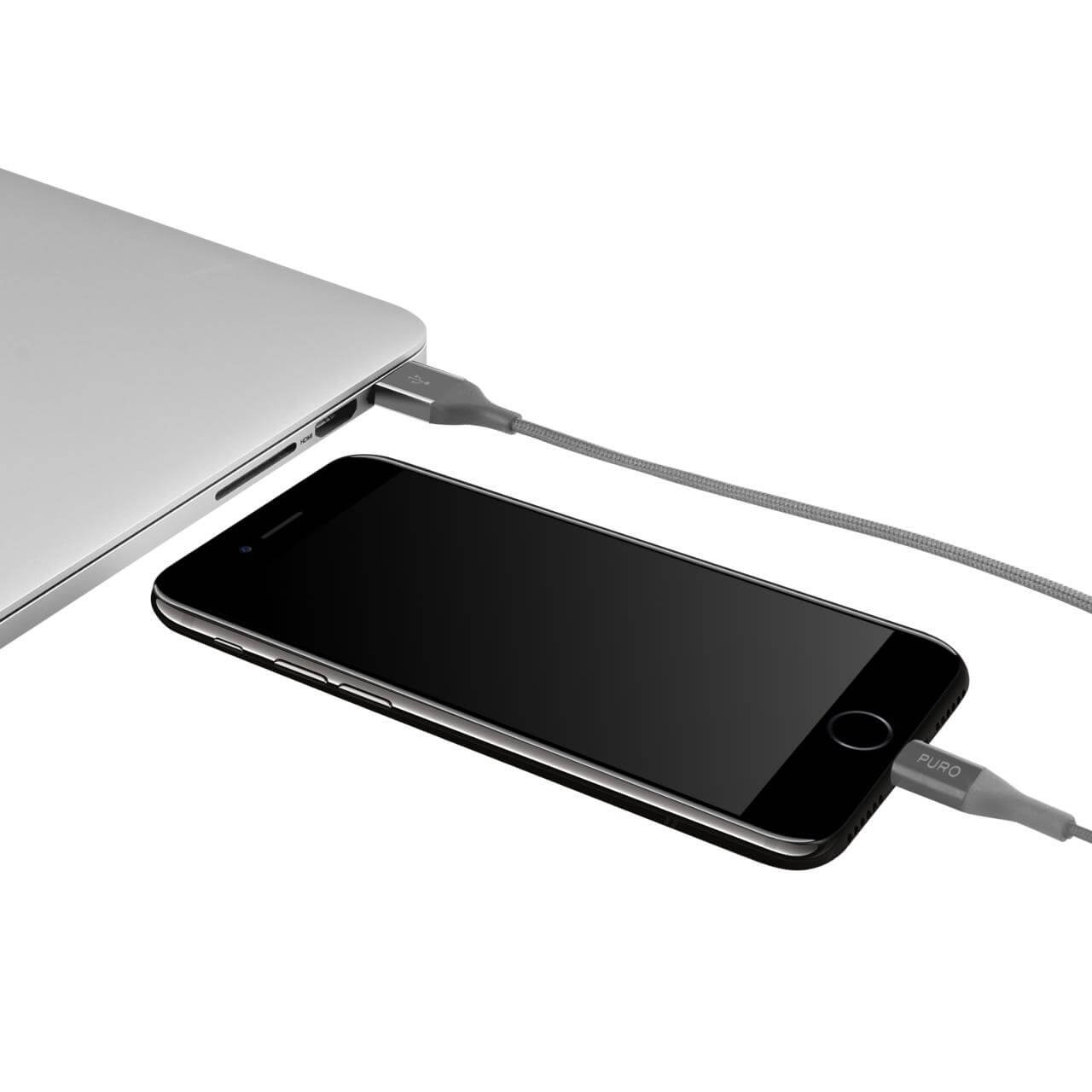 Puro Cavi di ricarica e sincronizzazione Fabric K2 Kevlar da USB-A a Lightning Nuova