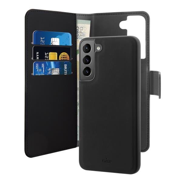 Puro Custodia Wallet Detachable 2 in 1 per Samsung Galaxy S22 Presa