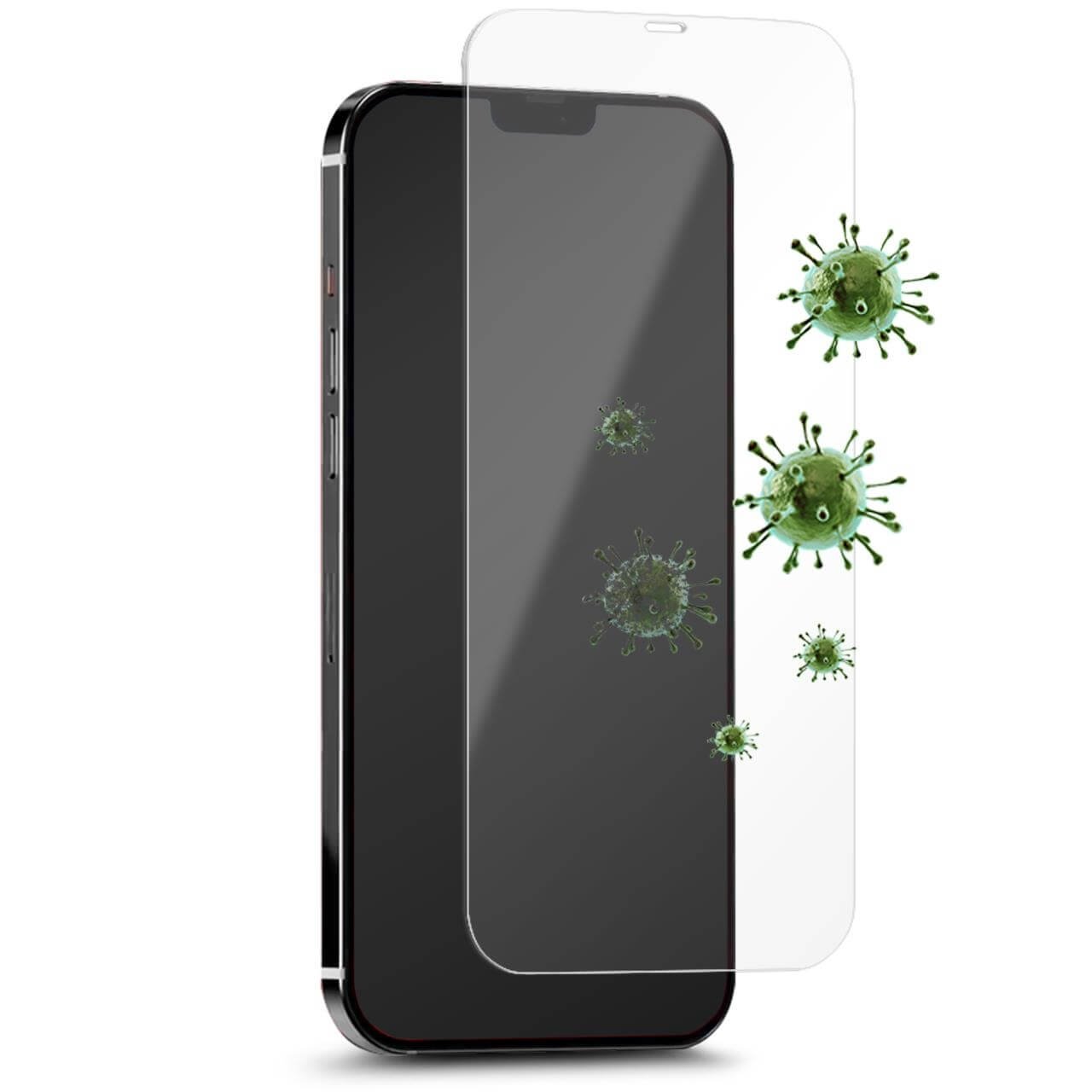 Puro Vetro Temperato Antimicrobico per iPhone 13 / 13 Pro Saldi Di Fabbrica