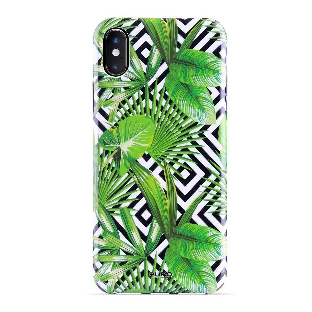 Puro Cover Geometric Jungle per iPhone Xs Max Sconti questo mese