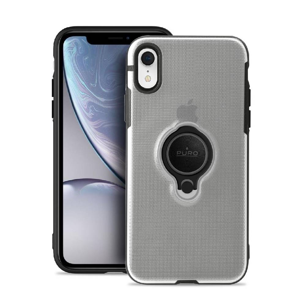 Puro Cover Magnet Ring per iPhone Xr Spedizione Gratuita