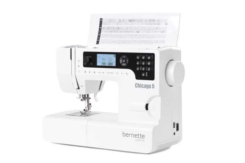 Shopty Macchina per cucire elettronica Bernette Chicago 5 - Quilt & Patchwork Offerte