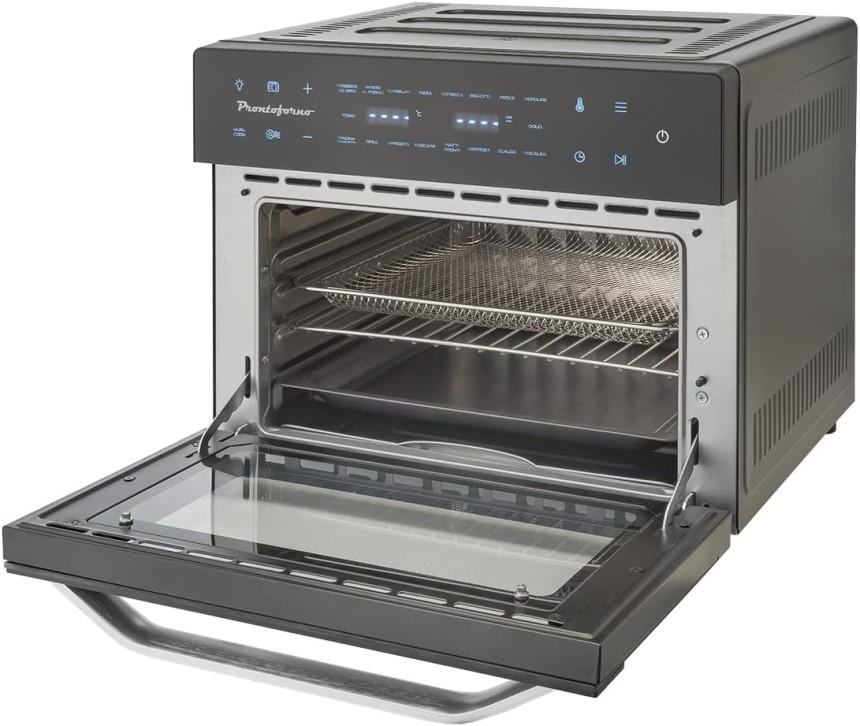 Shopty Forno Elettrico e Ventilato con Funzione Friggitrice ad Aria da 30 lt Bimar B301 Italy
