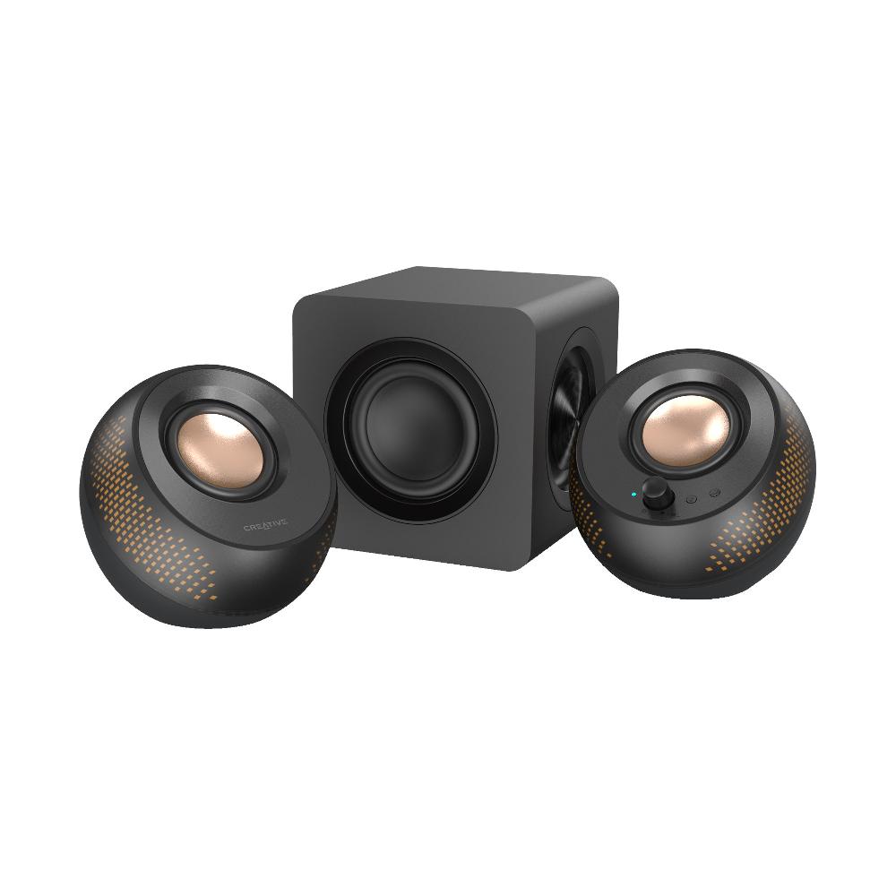 ﻿Creative Pebble X Plus Altoparlanti con subwoofer 2.1 USB-C e illuminazione RGB personalizzabile per computer Sconto