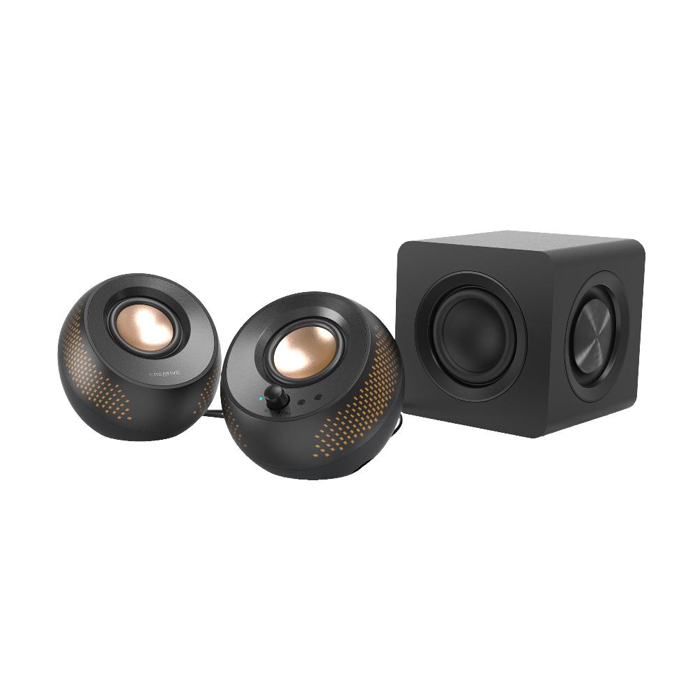 ﻿Creative Pebble X Plus Altoparlanti con subwoofer 2.1 USB-C e illuminazione RGB personalizzabile per computer Sconto