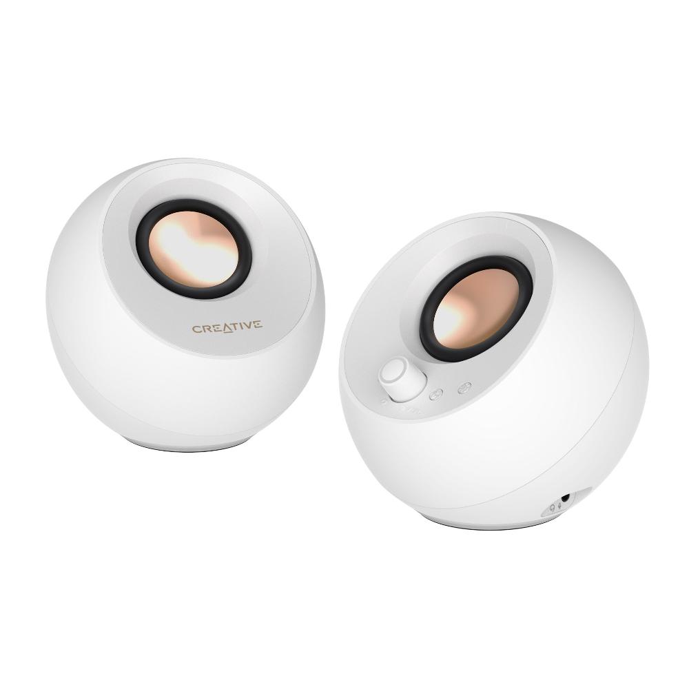 Creative Pebble Pro Altoparlanti minimalisti USB-C 2.0 per computer con Bluetooth® 5.3 e illuminazione RGB personalizzabile Offerta