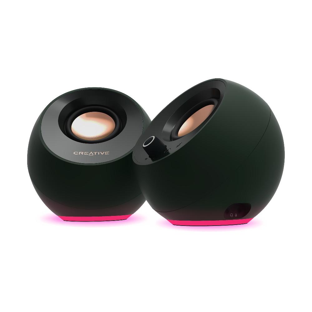 Creative Pebble Pro Altoparlanti minimalisti USB-C 2.0 per computer con Bluetooth® 5.3 e illuminazione RGB personalizzabile Offerta
