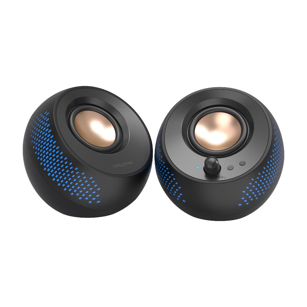 Creative Pebble X Altoparlanti 2.0 USB-C per computer con illuminazione RGB personalizzabile Economico