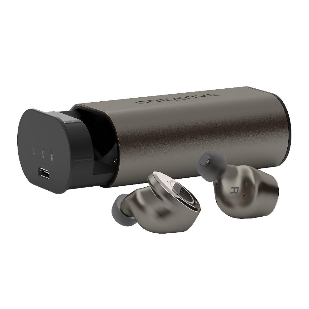 Creative Outlier Pro Cuffie intrauricolari True Wireless resistenti al sudore con ANC ibrido Hotsell