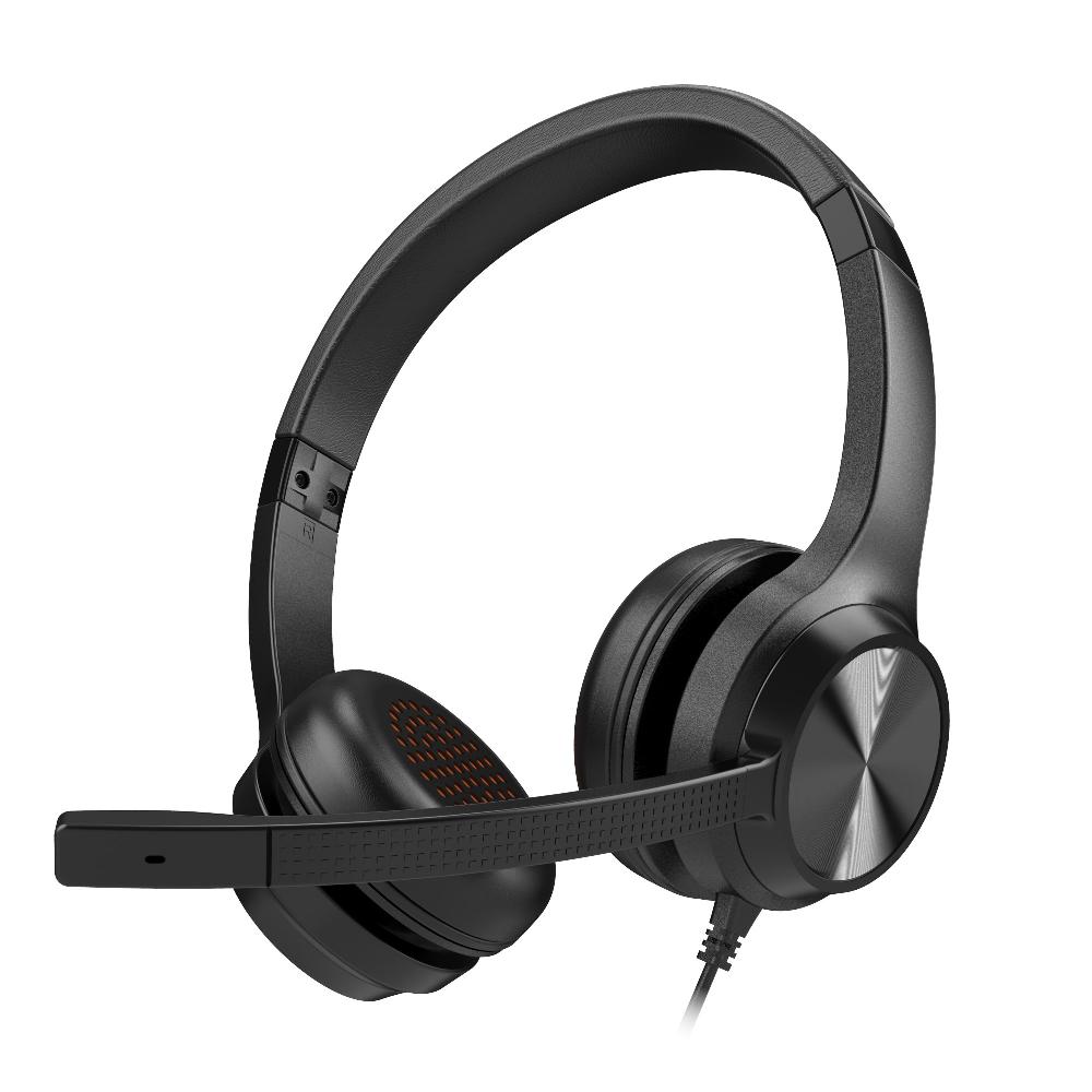 Creative Chat USB Cuffie on-ear con microfono a cancellazione del rumore swivel-to-mute e SmartComms Kit 2025