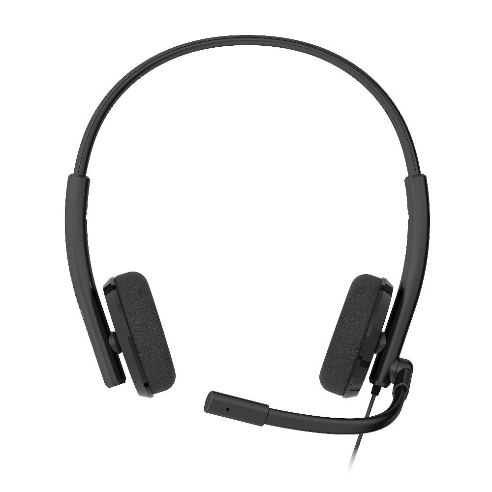 Creative HS-220 Cuffie USB con microfono a condensatore con cancellazione del rumore e telecomando a cavo Qualità