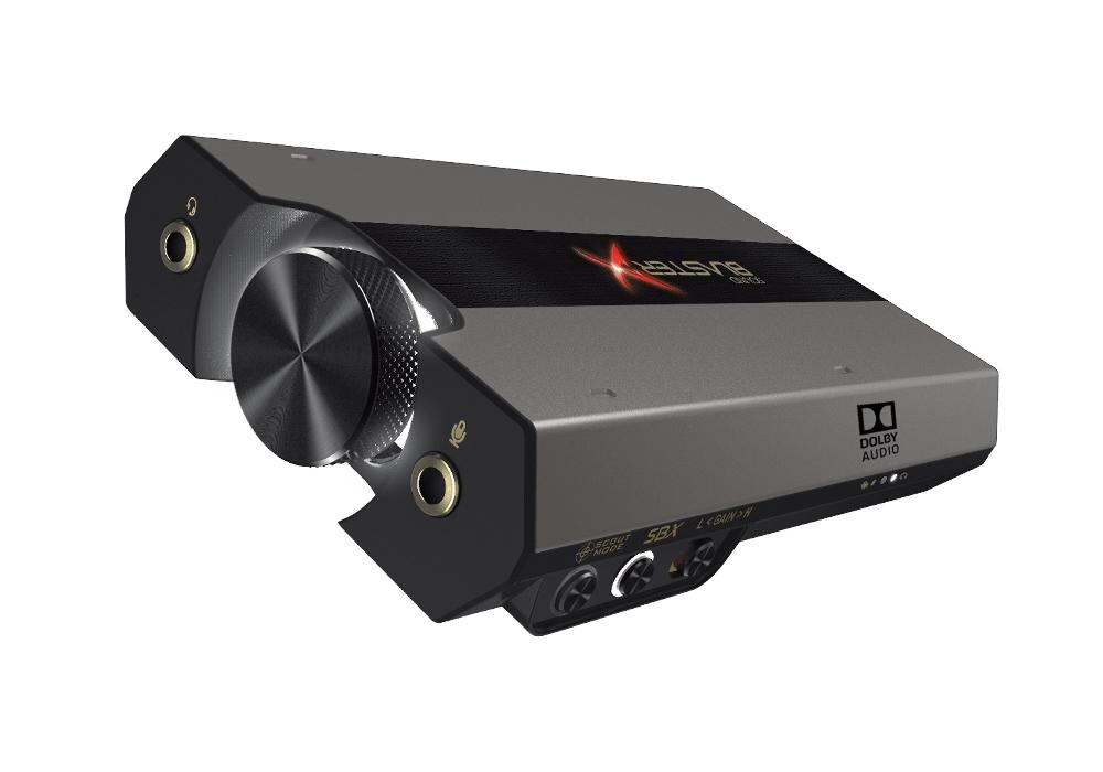 Creative Sound BlasterX G6 Amplificatore e DAC da gaming 7.1 HD con biamplificatore per cuffie discreto Xamp Fino Al -60%