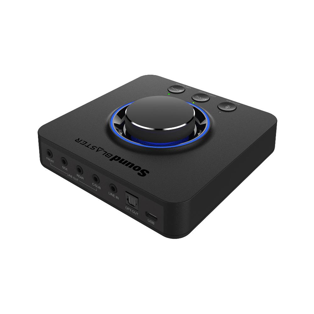 Creative Sound Blaster X3 Scheda audio DAC e amplificatore USB esterno 7.1 ad alta risoluzione con tecnologia Super X-Fi® per PC e Mac Convenienza