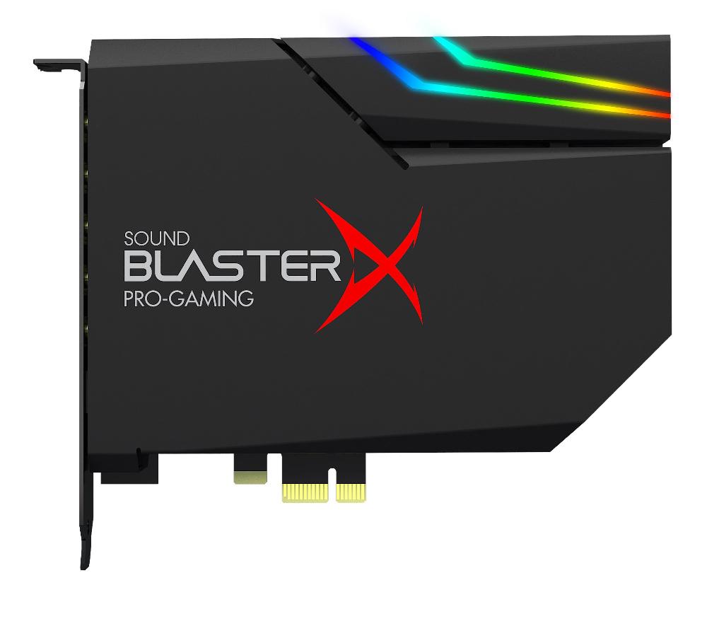 Creative Sound BlasterX AE-5 Plus Scheda audio e DAC da gaming PCI-e ad alta risoluzione con illuminazione RGB codifiche Dolby Digital Live e DTS Outlet