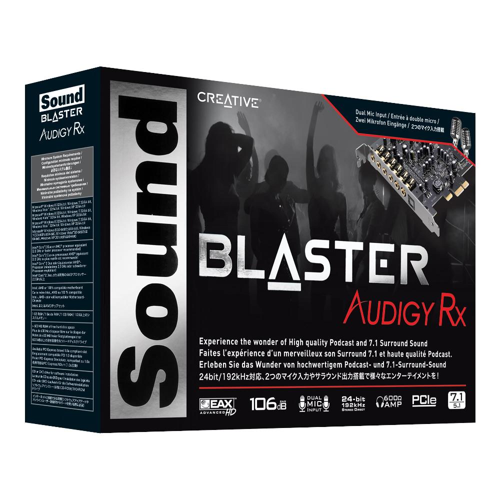 Creative Sound Blaster Audigy Rx La soluzione di registrazione ottimale per piattaforme con scheda audio PCIe Saldi