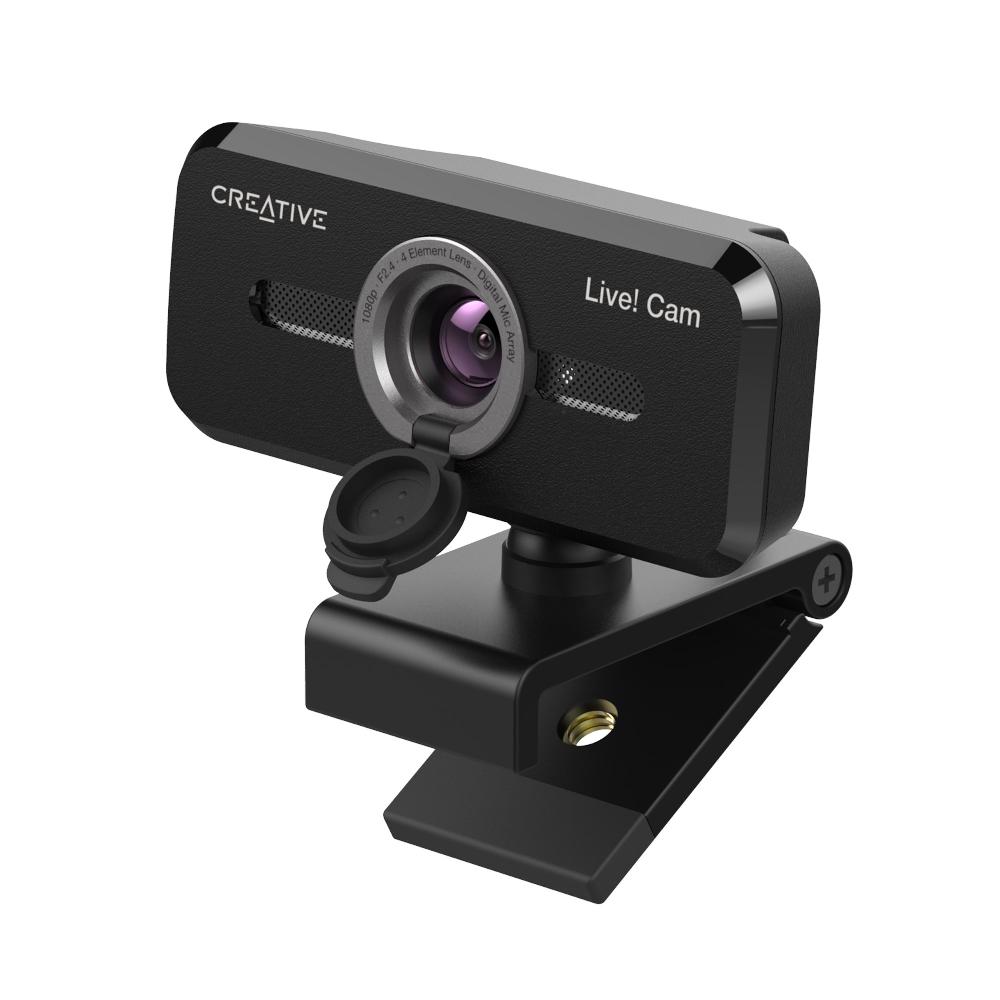 Creative Live Cam Sync 1080p V2 Webcam full HD con disattivazione automatica del microfono e cancellazione del rumore per le videochiamate Negozio