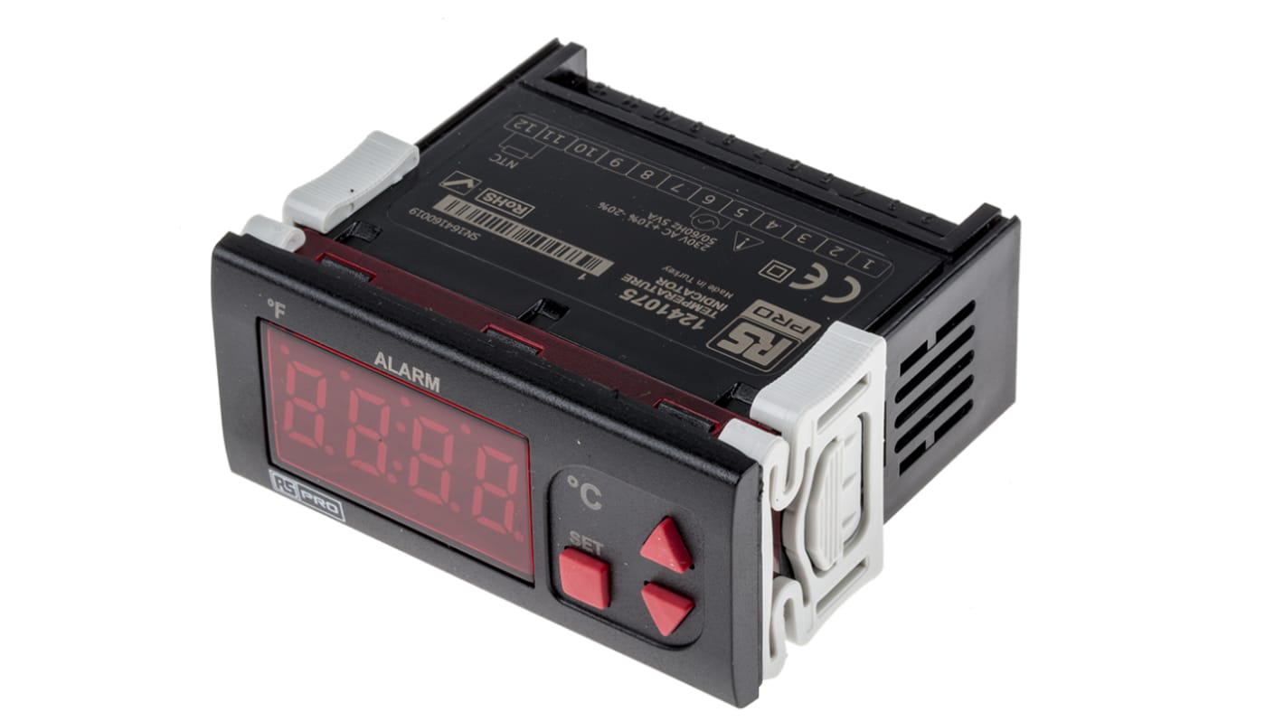 Rs-Online Indicatore di temperatura RS PRO 230 V ca 77 x 35mm