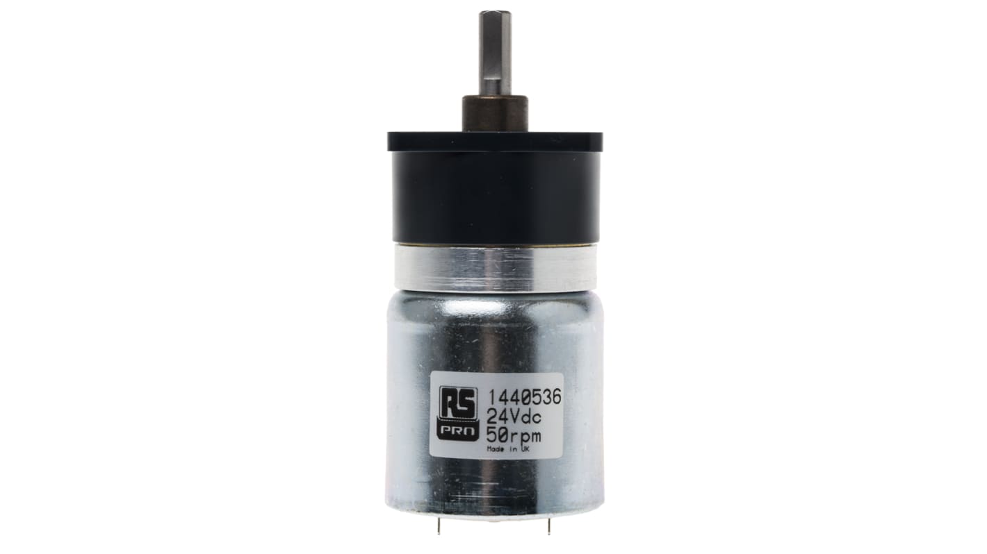Rs-Online Motoriduttore RS PRO 24 V c.c. 50 giri al minuto