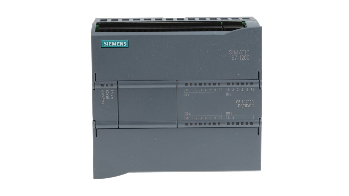 Rs-Online CPU PLC Siemens SIMATIC S7-1200 ingressi: 14 (digitale 2 interruttori come analogico) uscite: 10 (uscita digitale Sostegno trimestrale