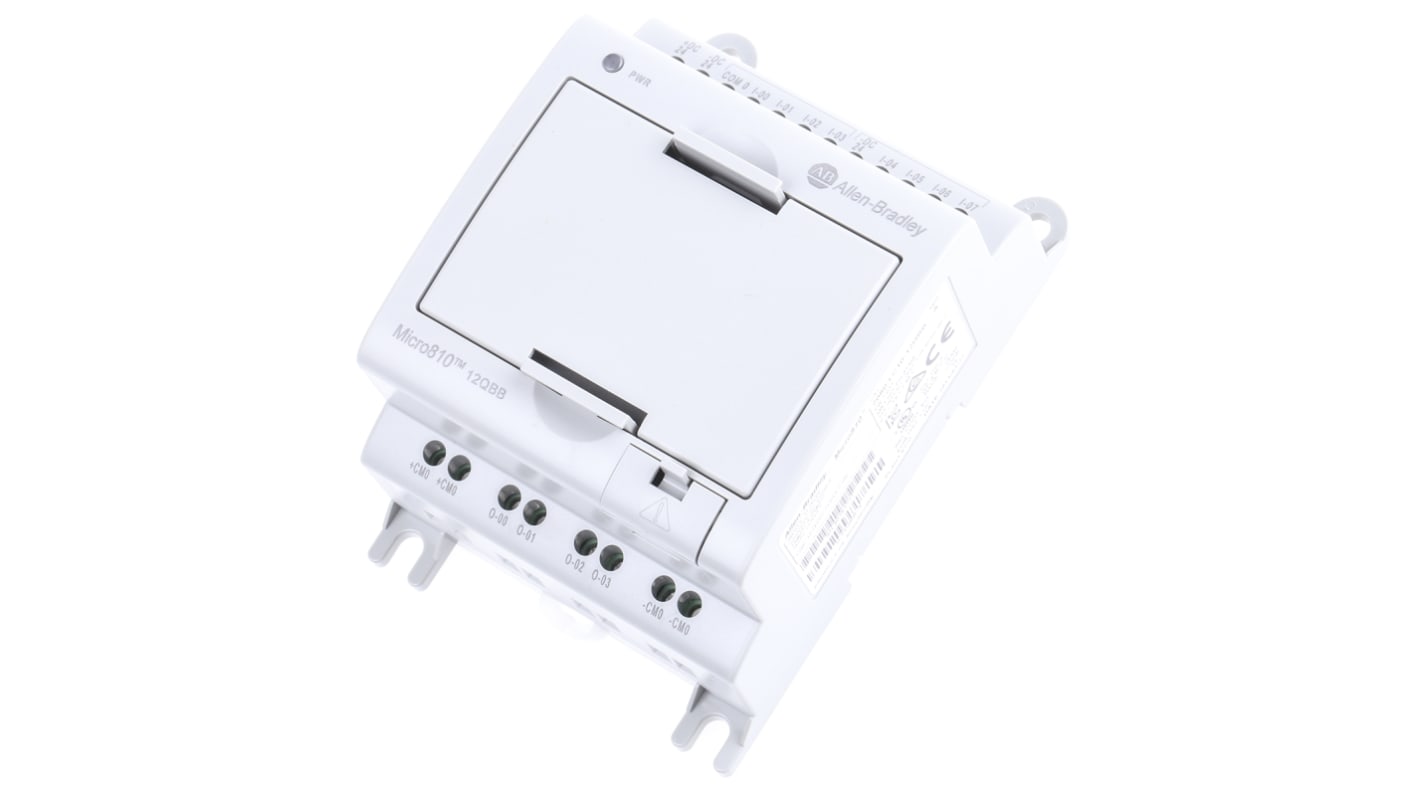 Rs-Online CPU PLC Allen Bradley Micro810 ingressi: 8 uscite: 4 12 I/O 24 V c.c Solo un giorno rimasto