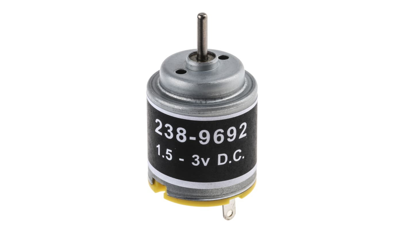 Rs-Online Motore c.c. RS PRO 1 5 → 3 V c.c. 1 21 W 8200 14000 giri/min Qualità Garantita