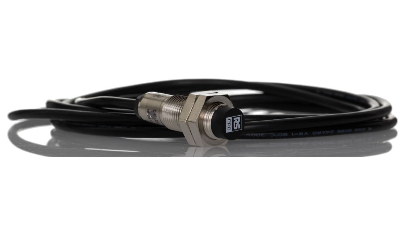 Rs-Online Sensore di prossimità Cilindro filettato RS PRO M12 rilevamento 4 mm 10 → 30 V c.c Offerta natalizia