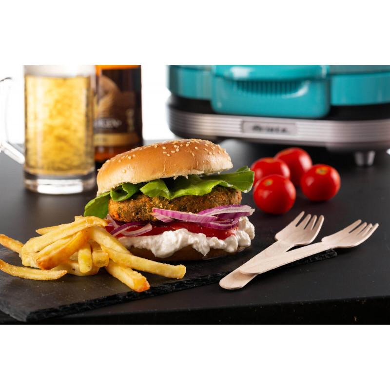 Ariete GRIGLIA ELETTRICA PER HAMBURGER CELESTE Saldi