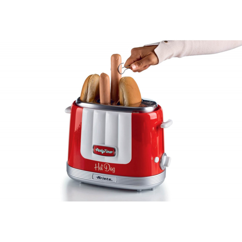 Ariete MACCHINA PER WURSTEL E PANINI ROSSO Qualità Garantita
