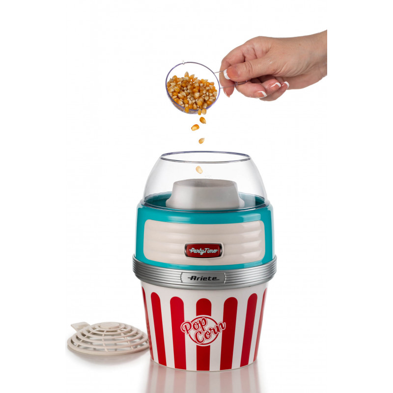 Ariete MACCHINA PER POP CORN CON CIOTOLA ESTRAIBILE CELESTE Shopping Online