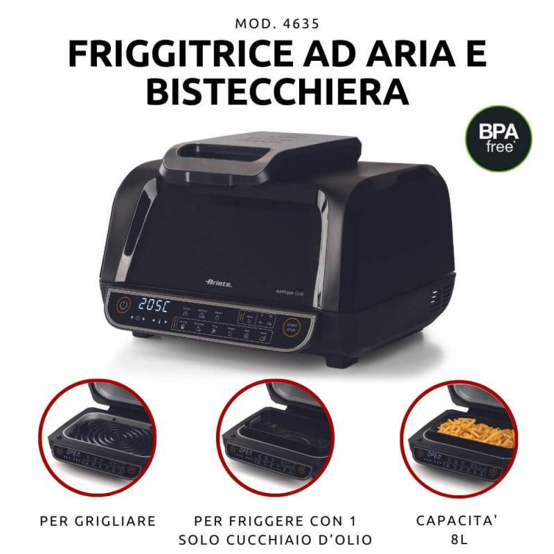 Ariete FRIGGITRICE AD ARIA E BISTECCHIERA Outlet